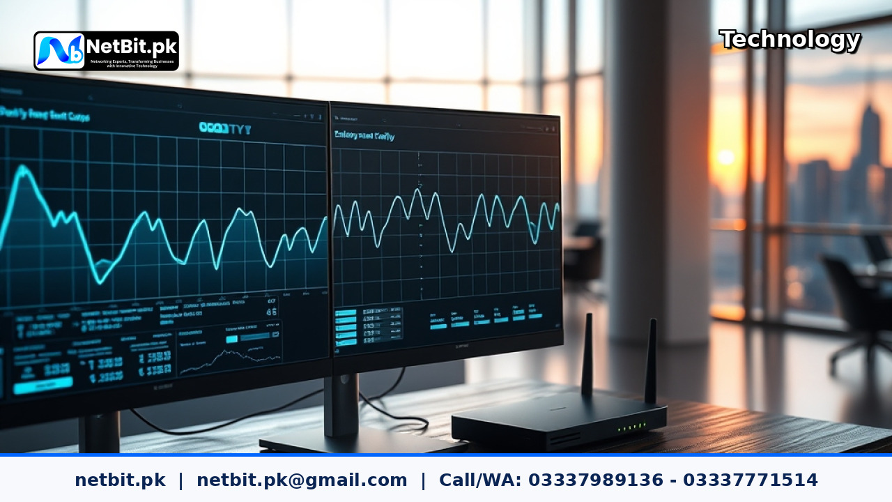 How to Properly Analyze Network Bandwidth Fluctuations Using an Internet Speed Test blog post by NetBit Tech Software House, NetBit Khuzdar