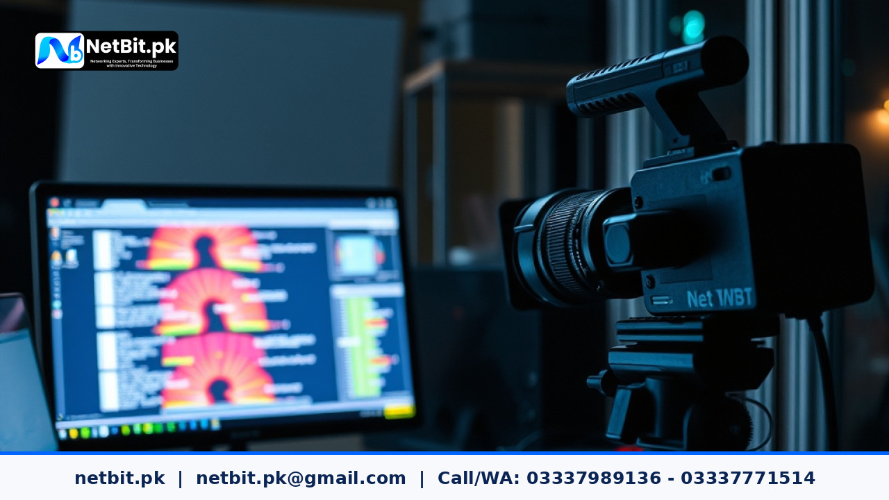 Technician performing maintenance and configuring office computer systems | NetBit Software House and Technology | netbit.pk