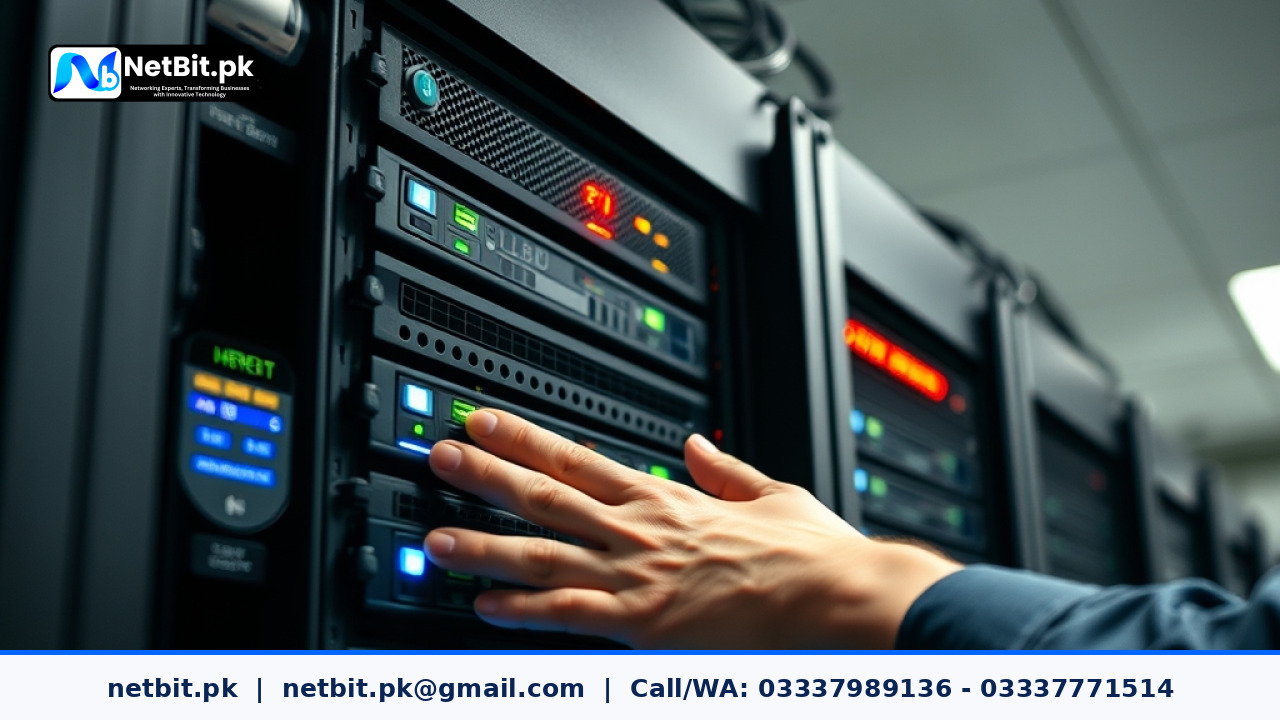 System administrator configuring disk storage quotas on a business application server