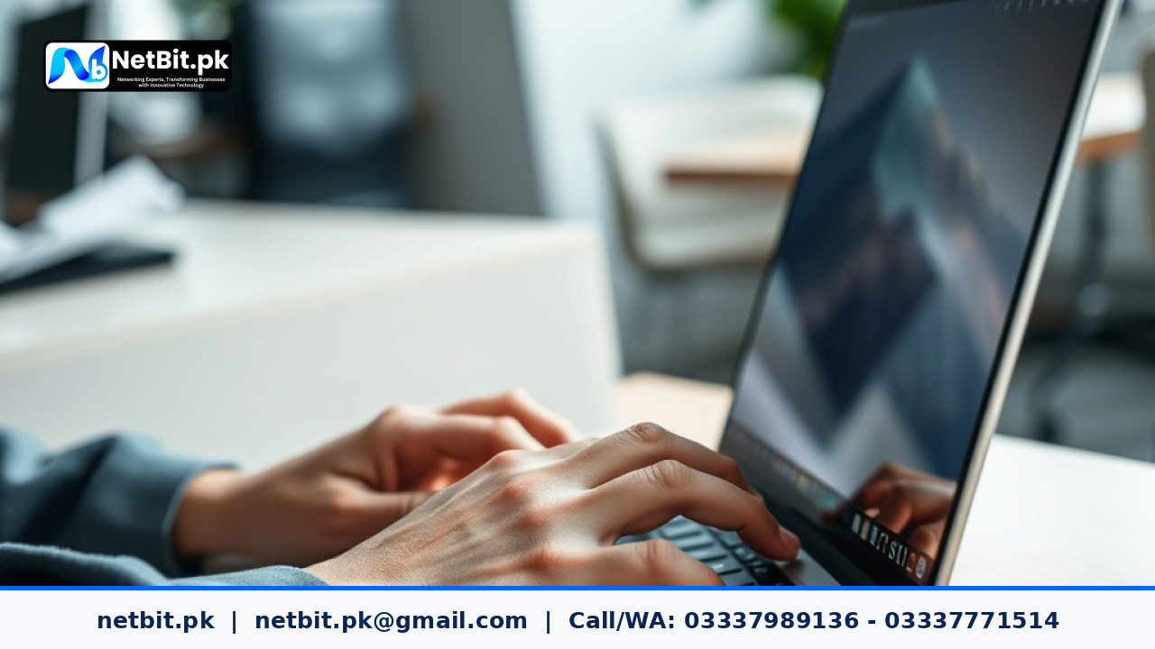 A developer configuring web server optimization settings on a laptop