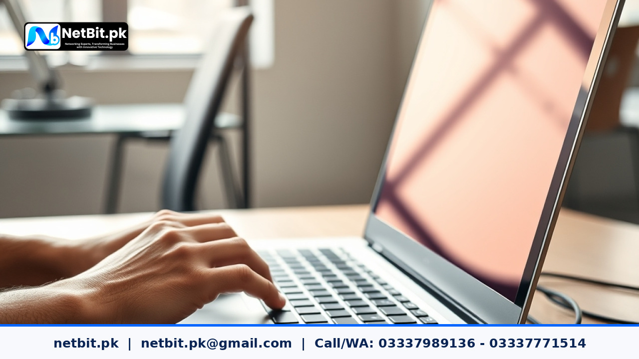 Developer configuring AI agent parameters on dual monitors in an office setting | NetBit Software House and Technology | netbit.pk