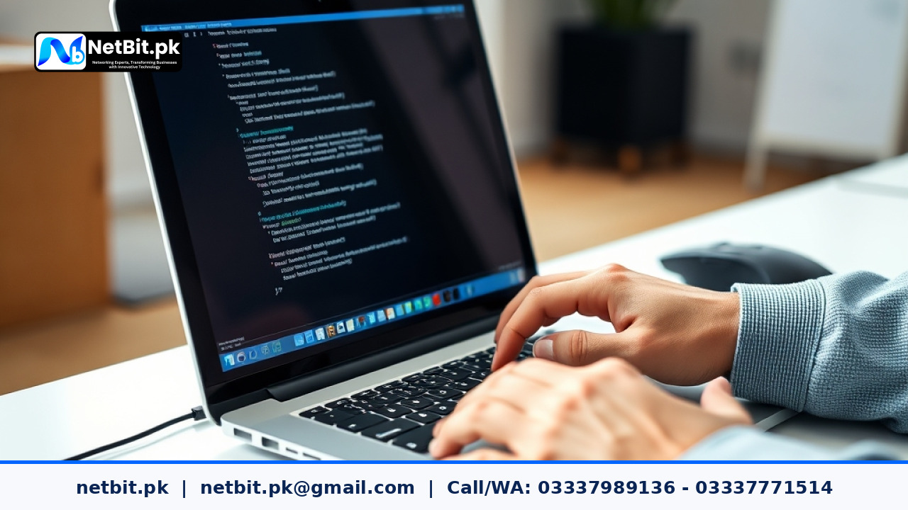 Developer configuring AI agent context window parameters on dual monitors