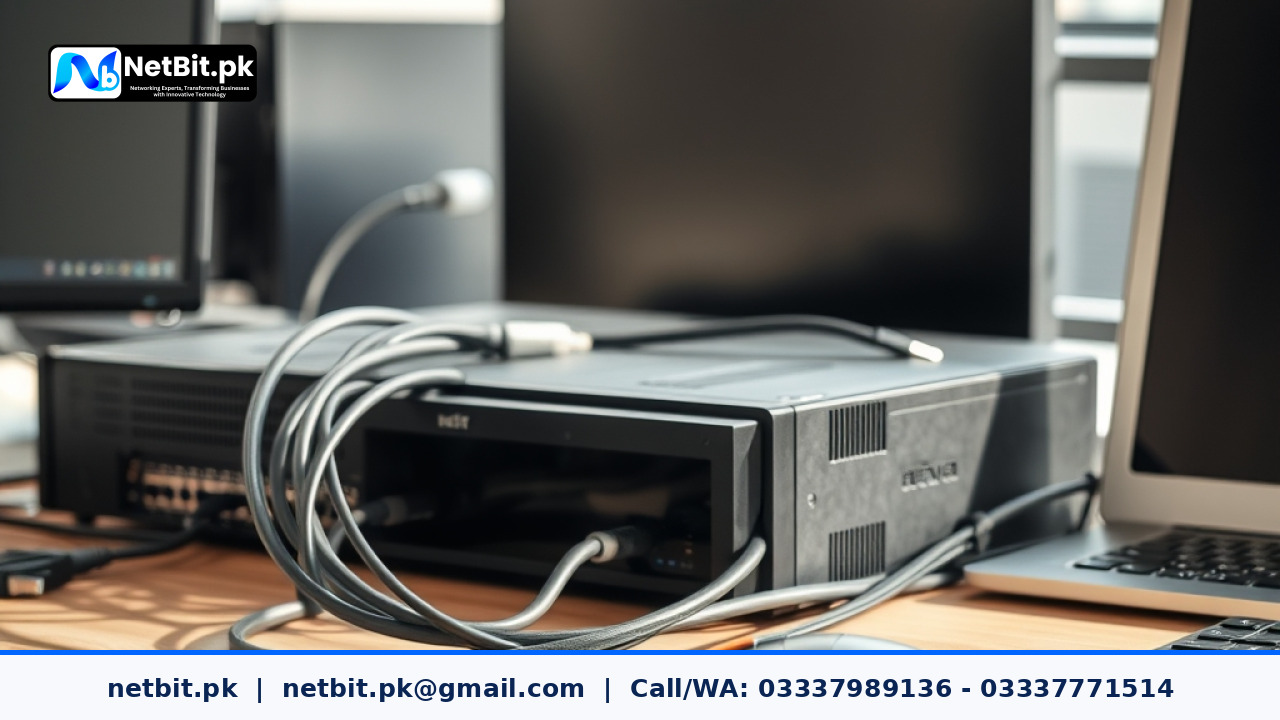 Engineers working on custom technology project infrastructure at NetBit office | NetBit Software House and Technology | netbit.pk