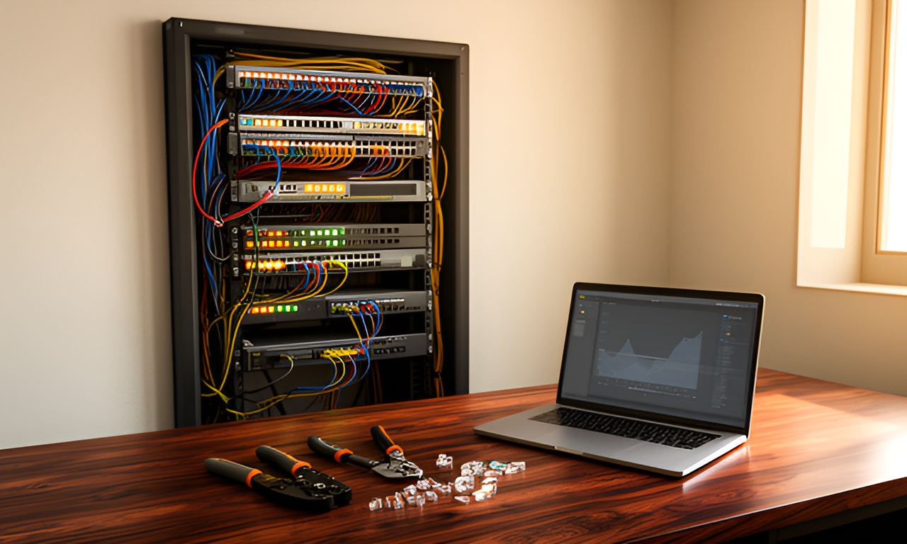 Network Infrastructure Project - Al Saeed Iron Merchant UBL Branch project by NetBit Tech Software House, NetBit Khuzdar