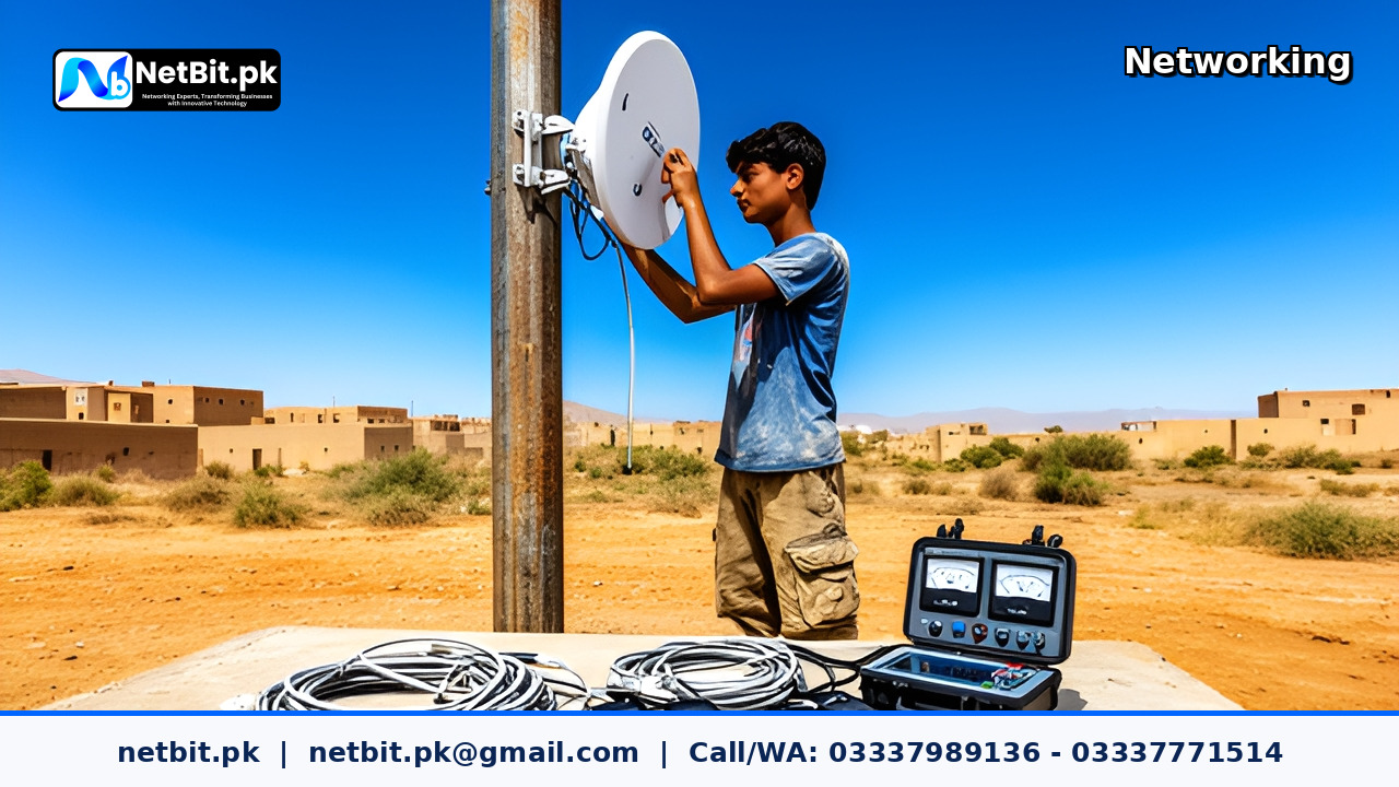 LiteBeam Long-Range Wireless Connectivity Setup project by NetBit Tech Software House, NetBit Khuzdar