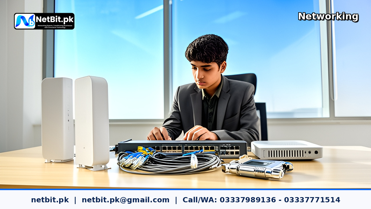 LiteBeam Wireless Bridge Installation and Alignment project by NetBit Tech Software House, NetBit Khuzdar
