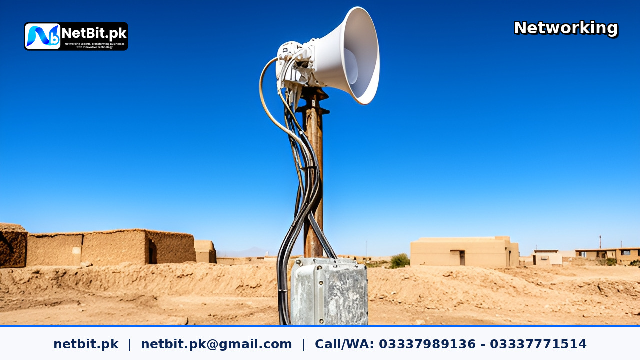 PowerBeam Outdoor Point-to-Point Internet Link project by NetBit Tech Software House, NetBit Khuzdar
