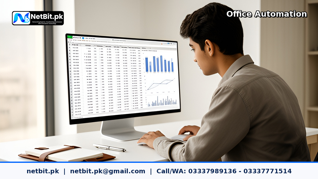 Dynamic Excel Admissions Record System project by NetBit Tech Software House, NetBit Khuzdar