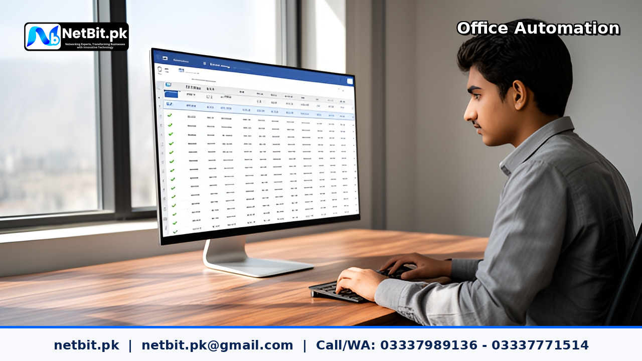 Automatic Student Record Processing Workbook project by NetBit Tech Software House, NetBit Khuzdar