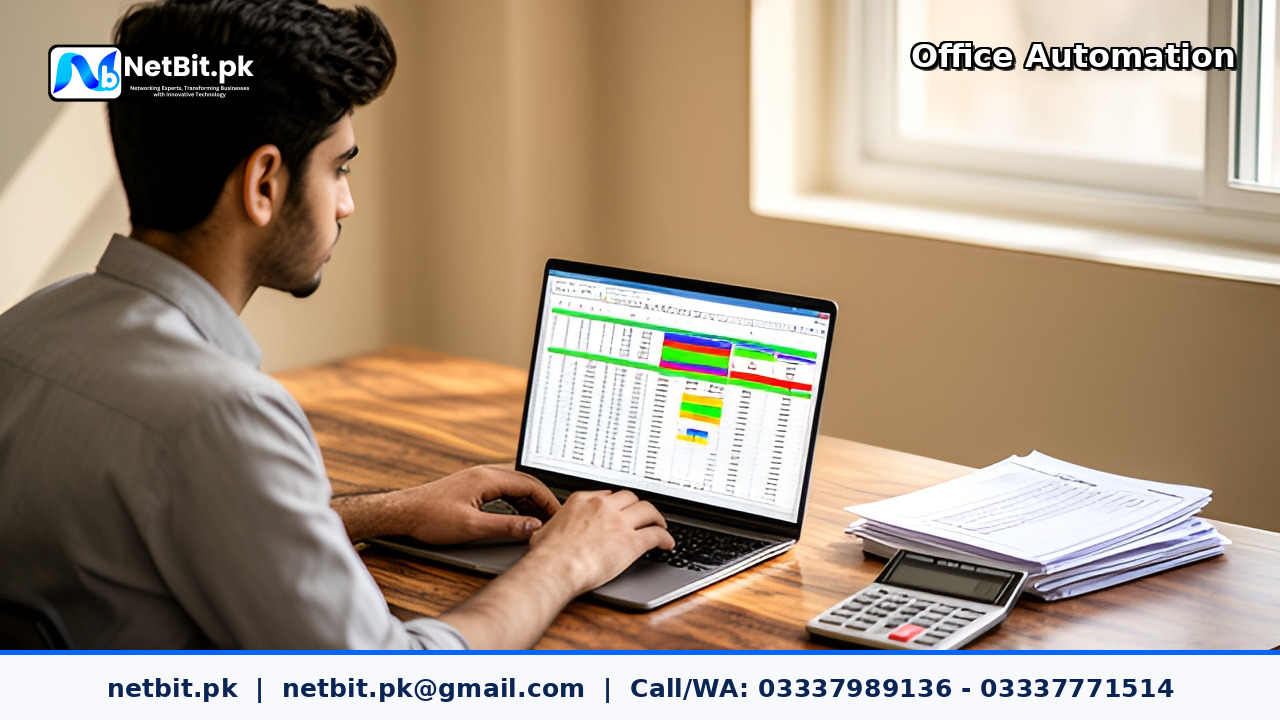 Excel-Based Fee Record Management System project by NetBit Tech Software House, NetBit Khuzdar