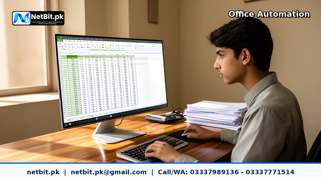 Automatic Serial and Registration Record Workbook project by NetBit Tech Software House, NetBit Khuzdar