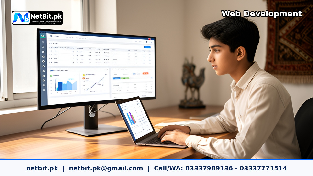 Local Retail Business Mobile-Friendly Website project by NetBit Tech Software House, NetBit Khuzdar