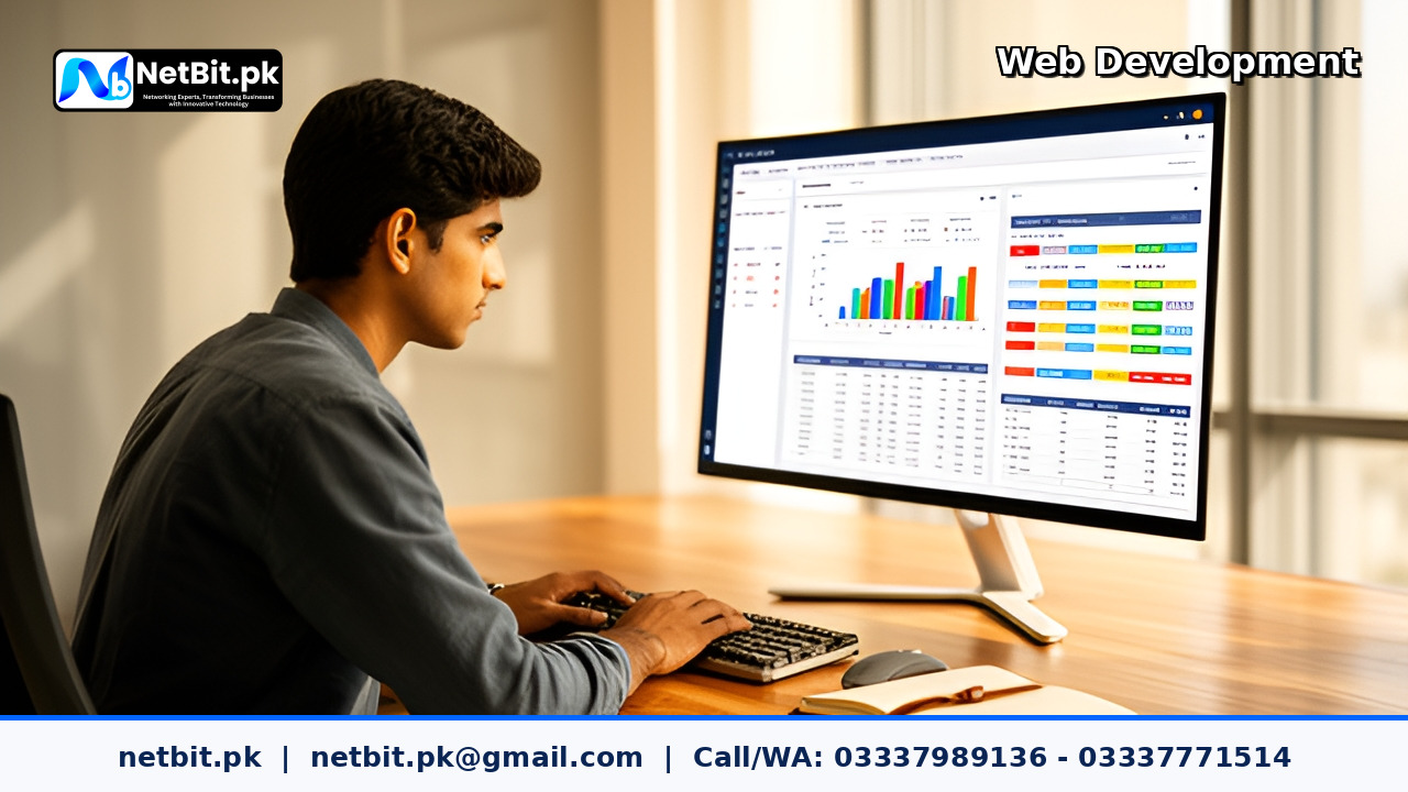 Professional Business Information and Services Web Portal project by NetBit Tech Software House, NetBit Khuzdar