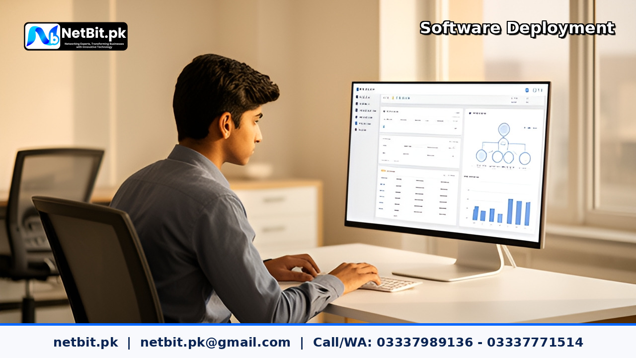 Business Management Software Installation and User Setup project by NetBit Tech Software House, NetBit Khuzdar