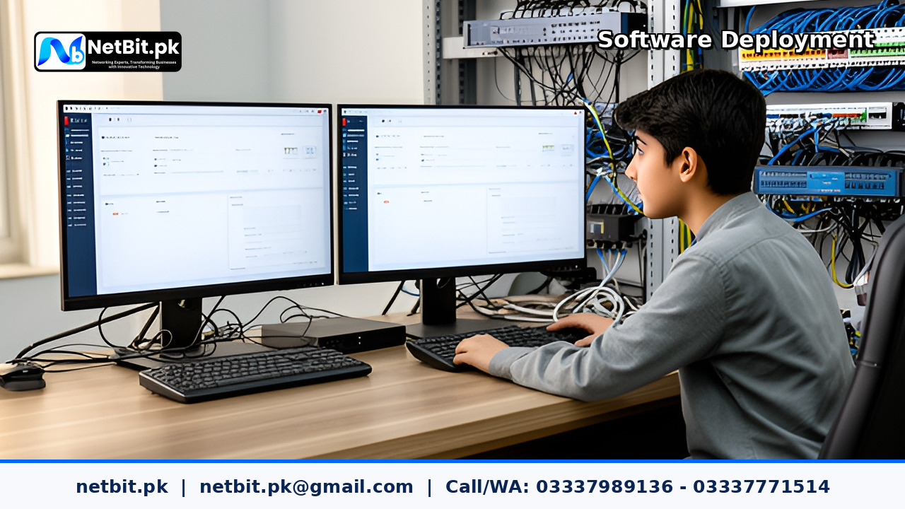 Multi-Computer Business Application Deployment project by NetBit Tech Software House, NetBit Khuzdar