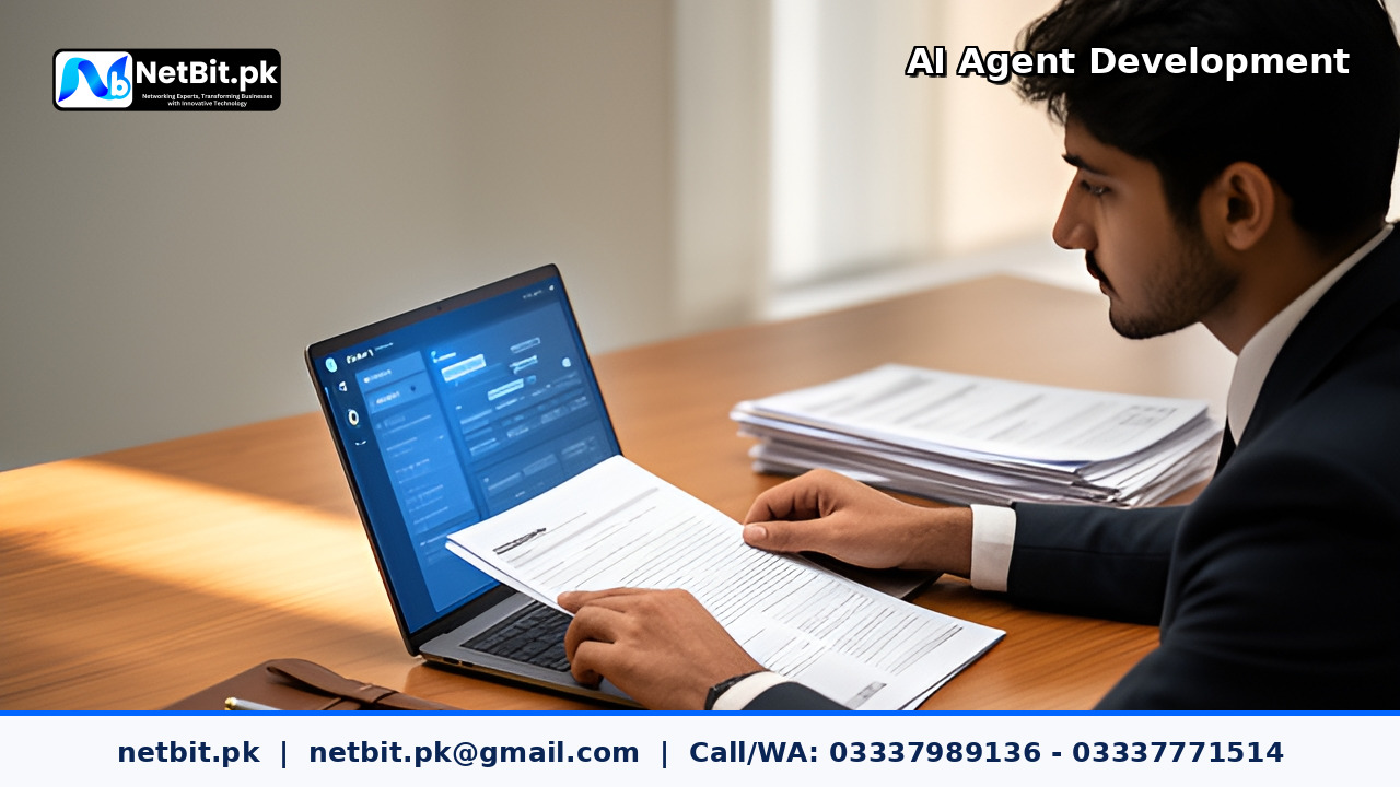AI Document Assistant service by NetBit Tech Software House, NetBit Khuzdar