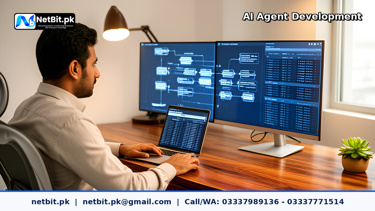 AI Data Extraction Agent service by NetBit Tech Software House, NetBit Khuzdar