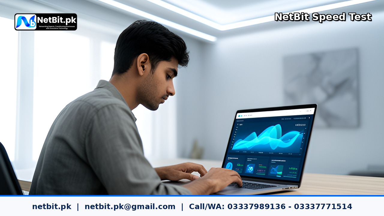Broadband Speed Test service by NetBit Tech Software House, NetBit Khuzdar