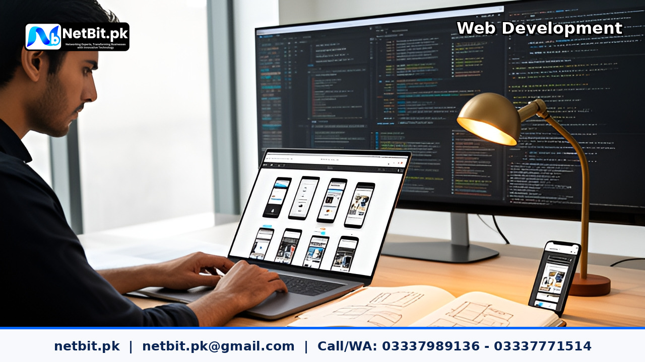 Web Application Development service by NetBit Tech Software House, NetBit Khuzdar