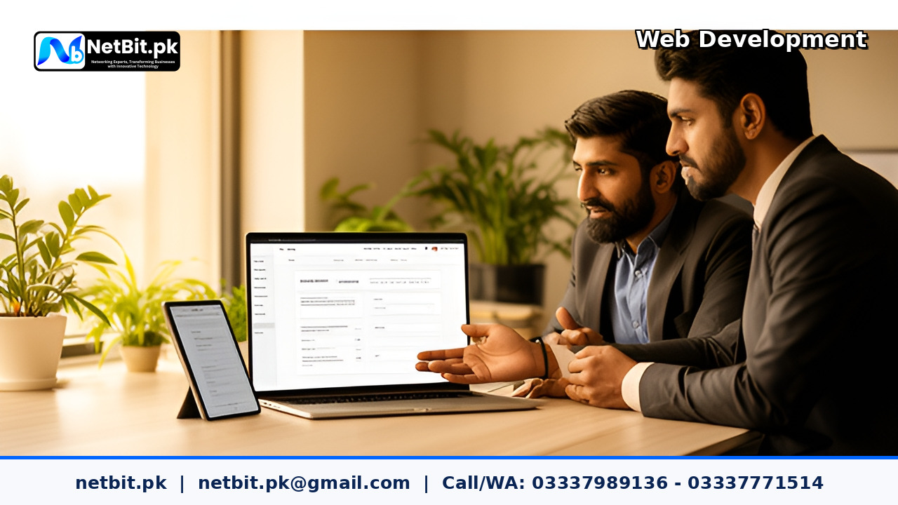 Website Redesign service by NetBit Tech Software House, NetBit Khuzdar