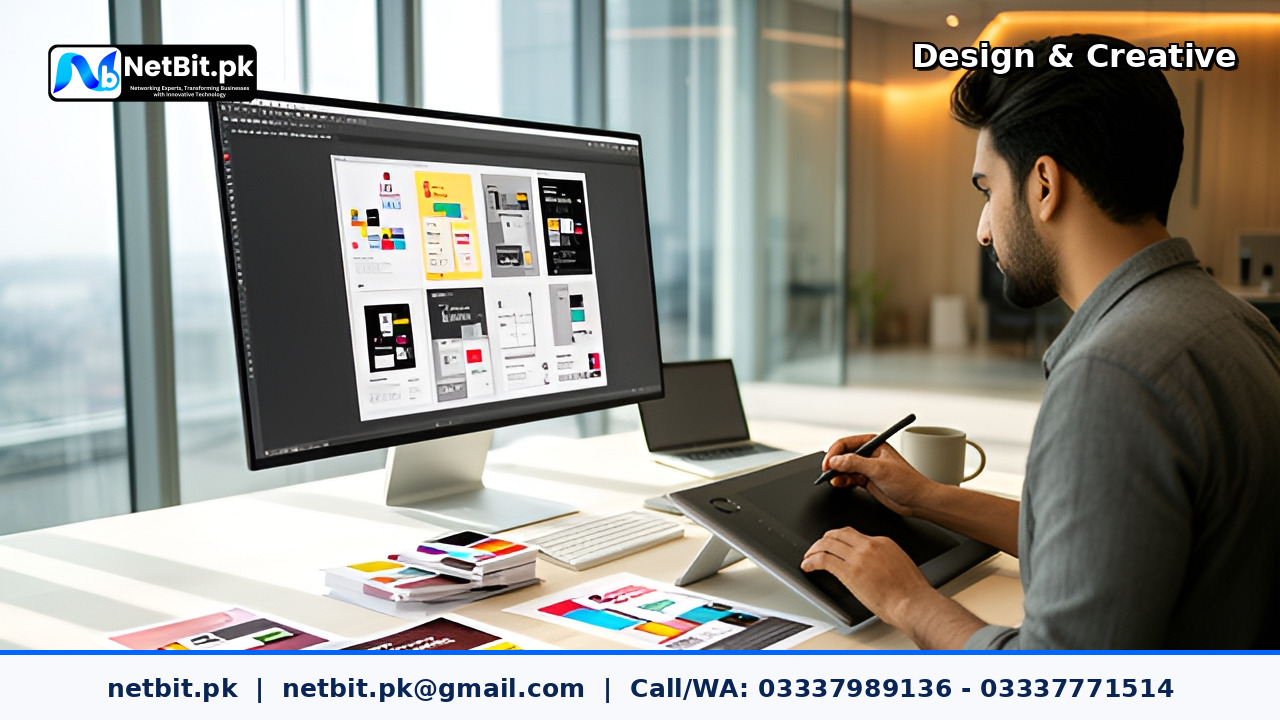 Flyer Design service by NetBit Tech Software House, NetBit Khuzdar