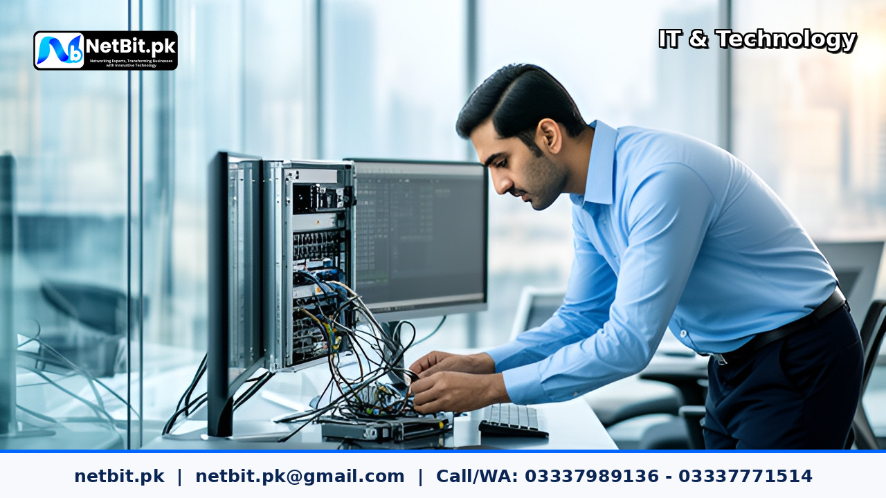 CCTV System Configuration service by NetBit Tech Software House, NetBit Khuzdar
