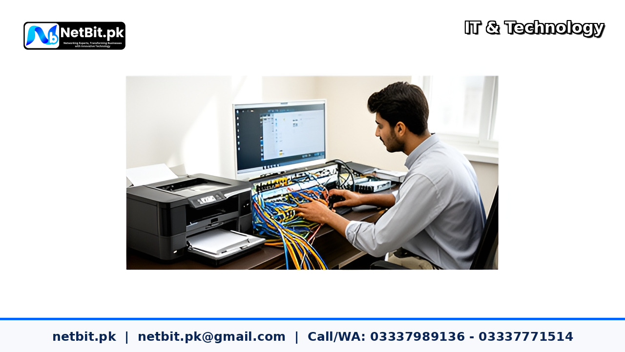 Small Business IT Infrastructure service by NetBit Tech Software House, NetBit Khuzdar